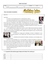 holiday jobs