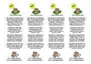 English worksheet: Groundhogs Day Bookmarks