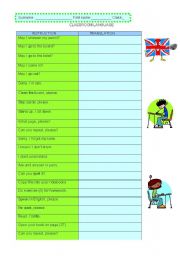 Classroom language