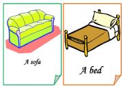 English Worksheet: furniture - set 1