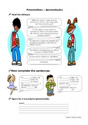 Presentations Worksheet