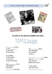 English Worksheet: Song - 