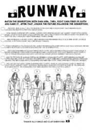 English Worksheet: CLOTHES IN CONTEXT