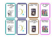 Prepositions of time- card game 1/3