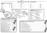 English Worksheet: PRESENT PERFECT  B-W