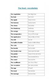 English Worksheet: Vocabulary