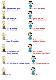 English Worksheet: greetings