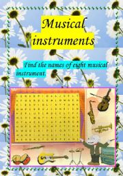 English Worksheet: Musical instruments