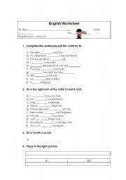 English Worksheet: 5TH GRADE WORKSHEET