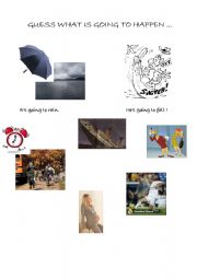 English Worksheet: Guess what is going to happen