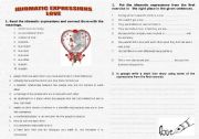 idioms about love