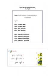 English worksheet: Greetings