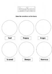 English Worksheet: Emotions