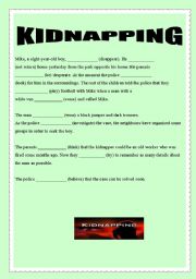 English worksheet: GAP FILL EXERCISE