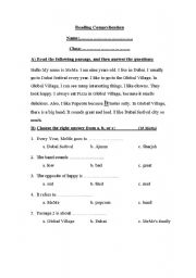 English Worksheet: the five senses