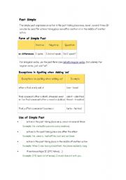 English worksheet: The Past Simple