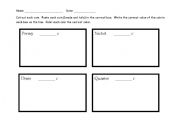 English worksheet: Coin Identification