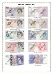 British banknotes