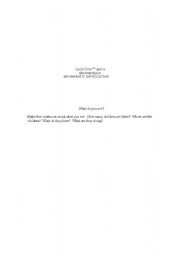 English Worksheet: The Beach
