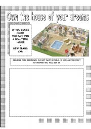 English Worksheet: the house of your dreams