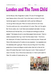 English Worksheet: London 