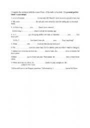 English Worksheet: exam