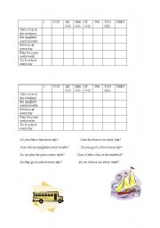 English worksheet: questions forming game