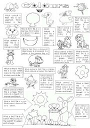 English Worksheet: Practising Colors. Have fun with English!