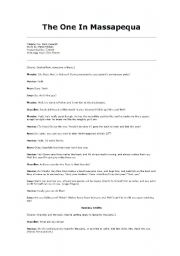 English Worksheet: Friends Video Watching Guide