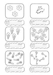 English Worksheet: How many?