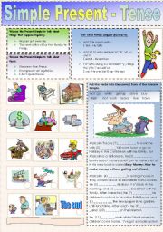 English Worksheet: Present Simple