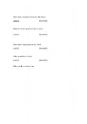 English Worksheet: Agree and Disagree