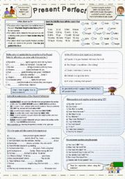 English Worksheet: Present Perfect