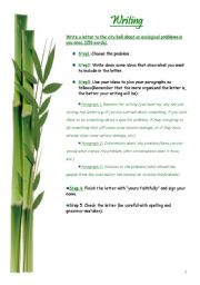 English Worksheet: Environmental problems