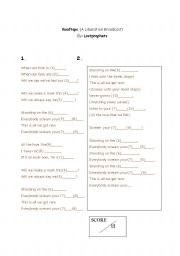 English worksheet: Rooftops