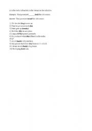 English Worksheet: Infinitives