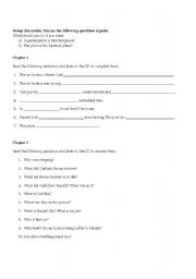 English Worksheet: Skyjack!  Chapters 1-2