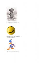 English Worksheet: Cards If Clauses 1 part 2