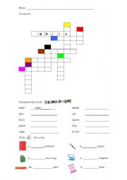 English Worksheet: Colors