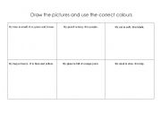 English Worksheet: My tree is small