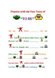 Past tense practice of the verb 