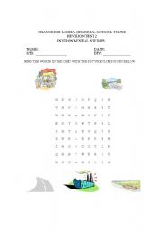 English Worksheet: physical location