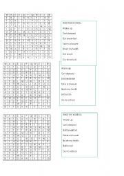 English worksheet: crossword