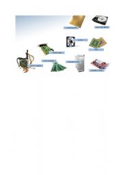 English Worksheet: computer componet