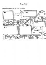 English Worksheet: Toys