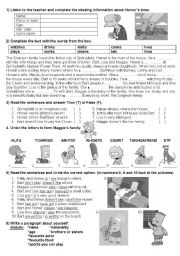 English Worksheet: diagnostic test