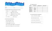 English worksheet: simple present