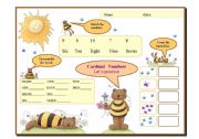 English Worksheet: Lets count with Teddy Bears! 2nd part