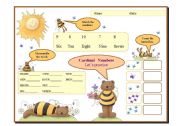 English Worksheet: Let´s count with Teddy Bears! 2nd part