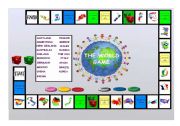 English Worksheet: THE WORLD BOARD GAME